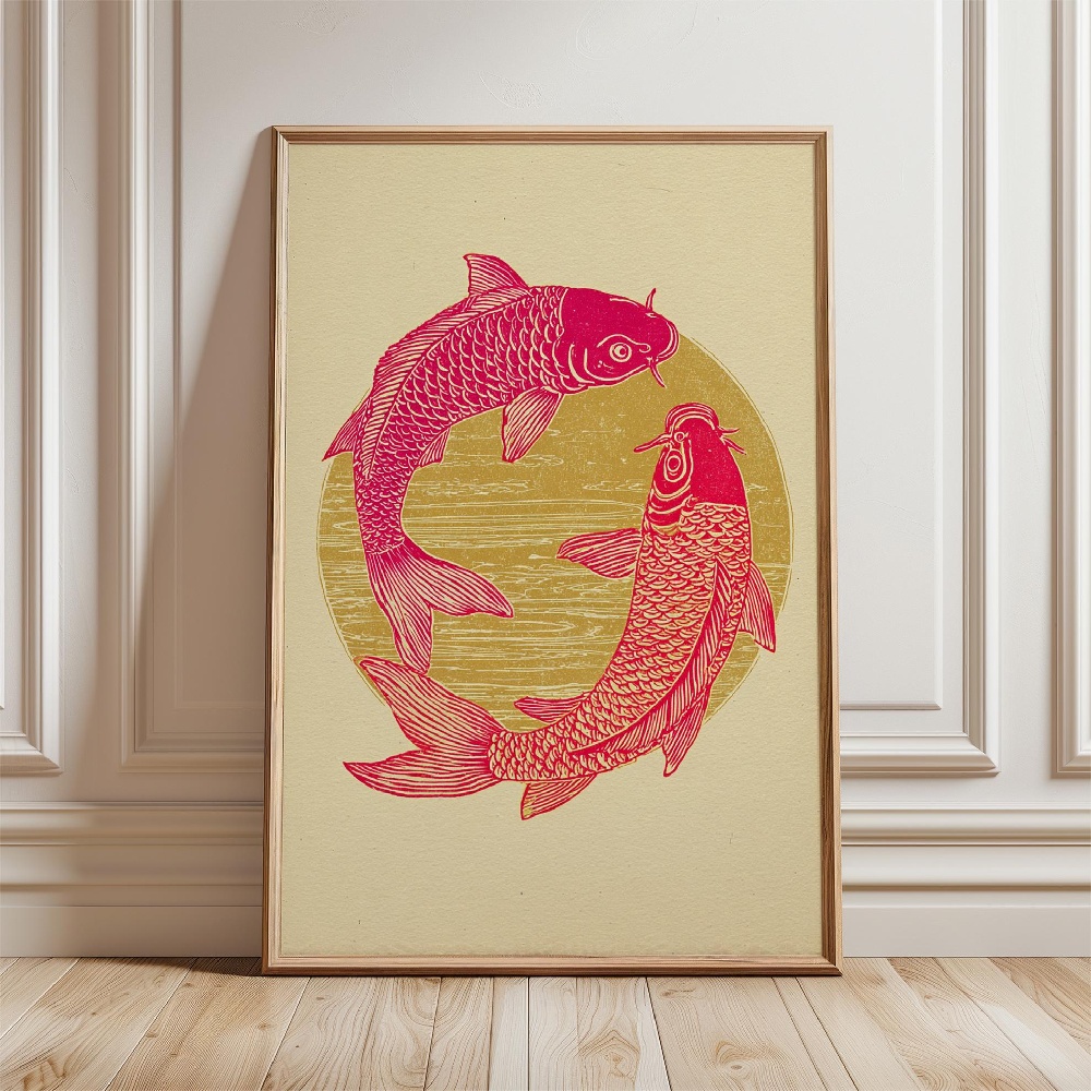 Poster di Pesci Rossi Giappone - Japanese Zen Lifestyle recensione e prezzo