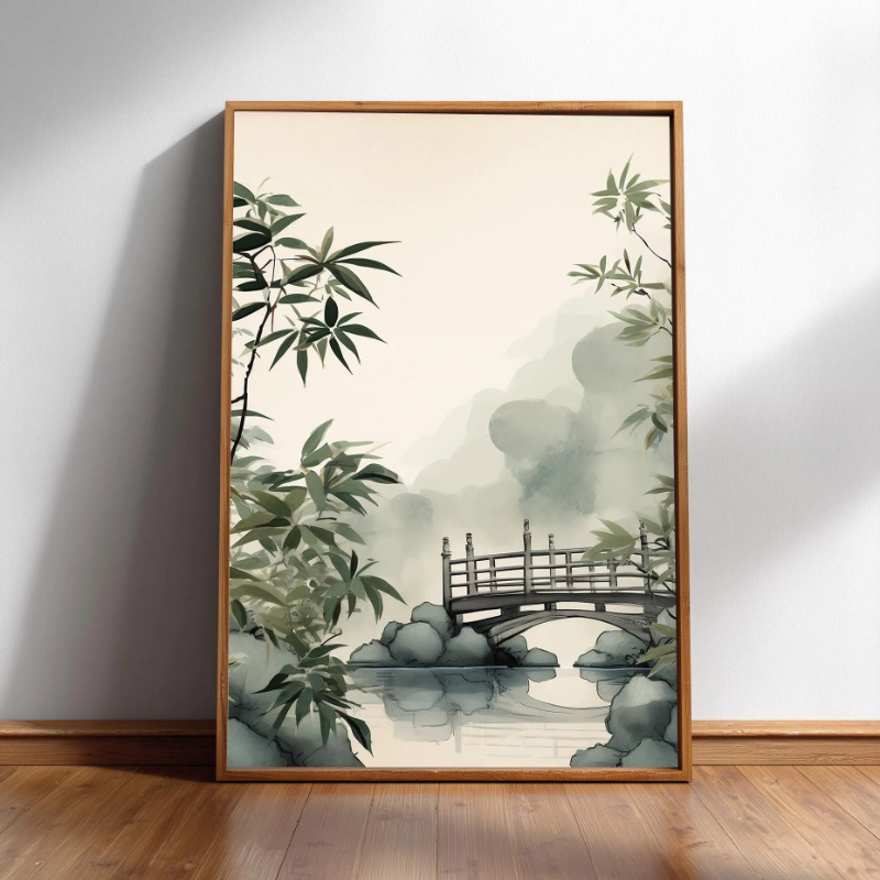 Japandi Wall Art Minimal Botan - Japanese Zen Lifestyle recensione e prezzo