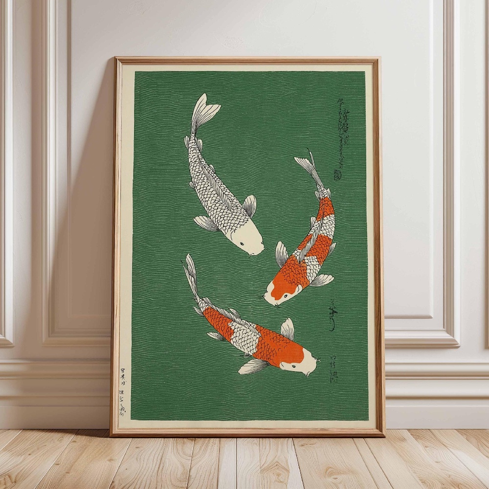 Poster di Pesci Koi Giapponesi - Japanese Zen Lifestyle recensione e prezzo